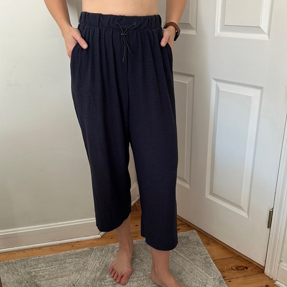 Wide leg ative pants with drawstrings. Very soft! - Picture 1 of 2